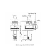 AGH 90-ER11M Small hole type 90° Angle head - Big-tools Industrial Supply Tools for Metal Cutting